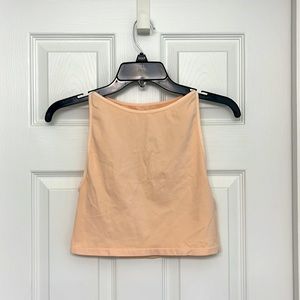 Free People intimates, light pink cropped tank top size M/L